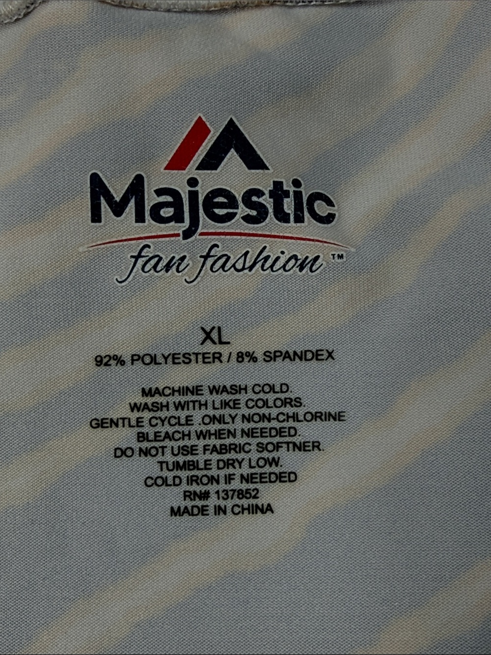Majestic Zubaz Pants Minnesota Vikings Purple Gold Striped 90s Swag Pants XL - Picture 7 of 7